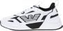 Emporio Armani EA7 Witte casual sneakers voor heren met felle kleuren en iconisch logo Wit Heren - Thumbnail 7