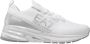 Emporio Armani EA7 Witte casual synthetische sneakers met 5 cm rubberen zool White Heren - Thumbnail 1