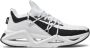 Emporio Armani EA7 Witte en zwarte sneakers polyester samenstelling White Heren - Thumbnail 1