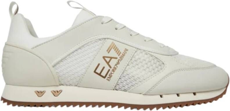 Emporio Ar i EA7 Witte Lage Top Sneakers X8X027Xk050U454