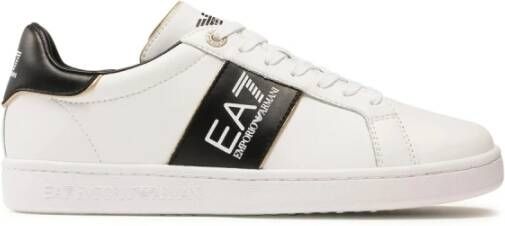 Emporio Armani EA7 Witte Sneakers voor Mannen White Heren