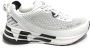 Emporio Armani EA7 Witte Zwarte Unisex Sneaker van Eco Leer Mesh Wit Heren - Thumbnail 1