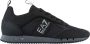 Emporio Armani EA7 Nieuwe Armani Noir Sneakers met Zilveren Logo Black Heren - Thumbnail 2