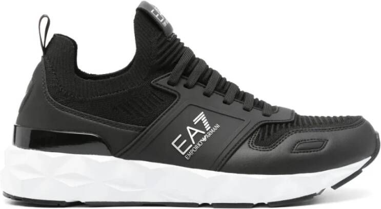 Emporio Ar i EA7 Zwarte Casual Trainers Sneaker