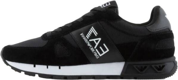 Emporio Armani EA7 Zwarte EA7 Hardloopschoenen Zwart Heren