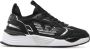 Emporio Armani EA7 Zwarte EA7 Sneakers met Grijs Logo Black Heren - Thumbnail 1