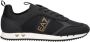 Emporio Armani EA7 X8X185 Lifestyle Sneakers Zwart Goud Wit Black Heren - Thumbnail 9