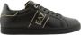 Emporio Armani EA7 Zwarte Sneakers Ronde Neus Vetersluiting Black Heren - Thumbnail 14