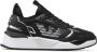 Emporio Armani EA7 Zwarte EA7 Sneakers met Grijs Logo Black Heren - Thumbnail 1