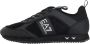 Emporio Ar i EA7 Zwarte Mesh Sneakers met Logo Detail Black - Thumbnail 2