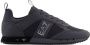 Emporio Armani EA7 Zwarte Sneakers met Reflecterende Details Black Heren - Thumbnail 2