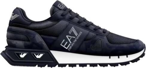 Emporio Armani EA7 Zwarte Sneakers Stijlvol Comfortabel Black Heren