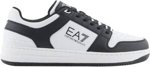 Emporio Armani EA7 Zwarte Sneakers voor Mannen Black Heren