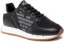Emporio Armani EA7 Zwart Wit Unisex Sneaker Training Zwart Heren - Thumbnail 1