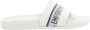 Emporio Armani Platte PVC Logo Sandalen Wit White Heren - Thumbnail 5