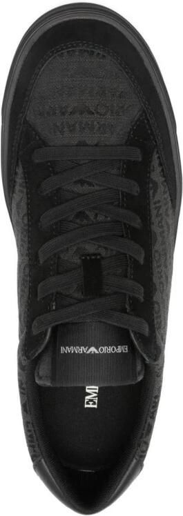 Emporio Ar i All-Over Logo Low-Top Sneakers - Foto 2