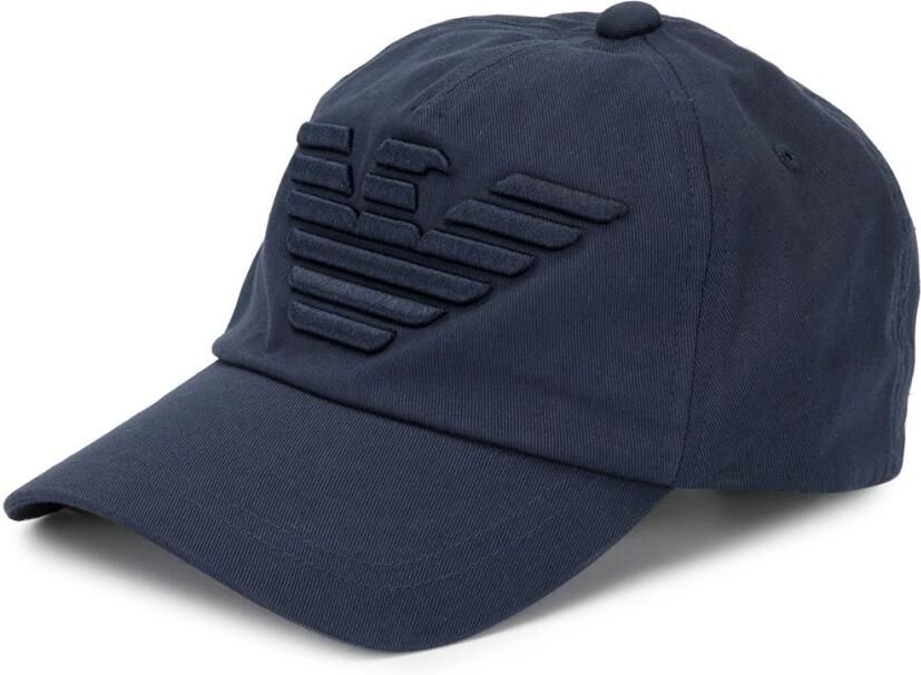 Emporio Ar i Baseball cap met geborduurde oversized adelaar