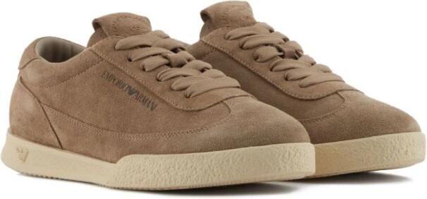 Emporio Ar i Bruin Suède Veterschoenen Sneakers