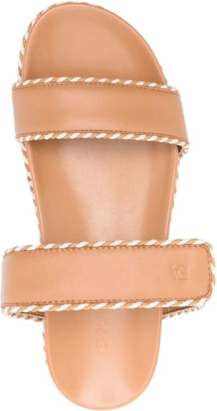 Emporio Ar i Bruine sandalen met leren binnenzool