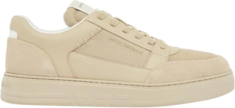 Emporio Armani Cordura Sneakers met suède details