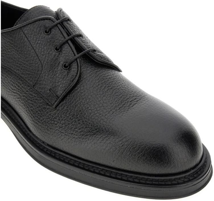Emporio Armani Derbyschoenen van generfd leer - Foto 2