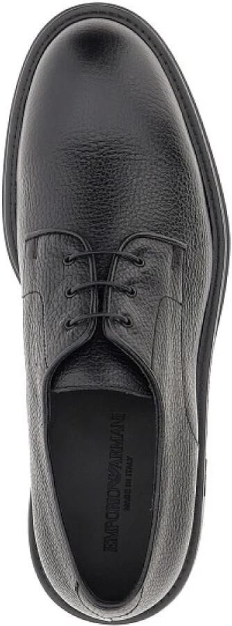 Emporio Armani Derbyschoenen van generfd leer - Foto 3