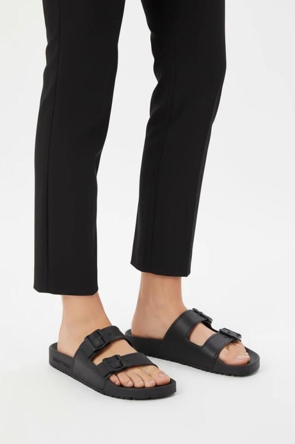 Emporio Armani EA7 Comfortabele Binnenslippers voor Mannen Black Heren - Foto 3