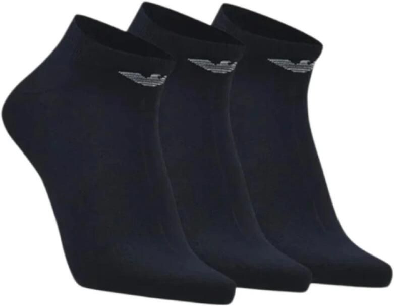 Emporio Ar i Driepak Casual Enkel Sokken met Adelaar