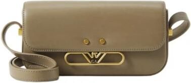 Emporio Ar i Glad Leren Mini Schoudertas met Metalen Adelaar Logo