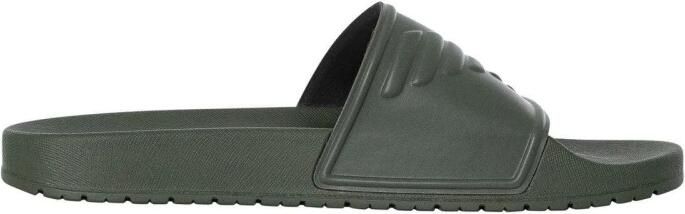 Emporio Armani Dames Band Sliders Lente Zomer Collectie Green Dames - Foto 4