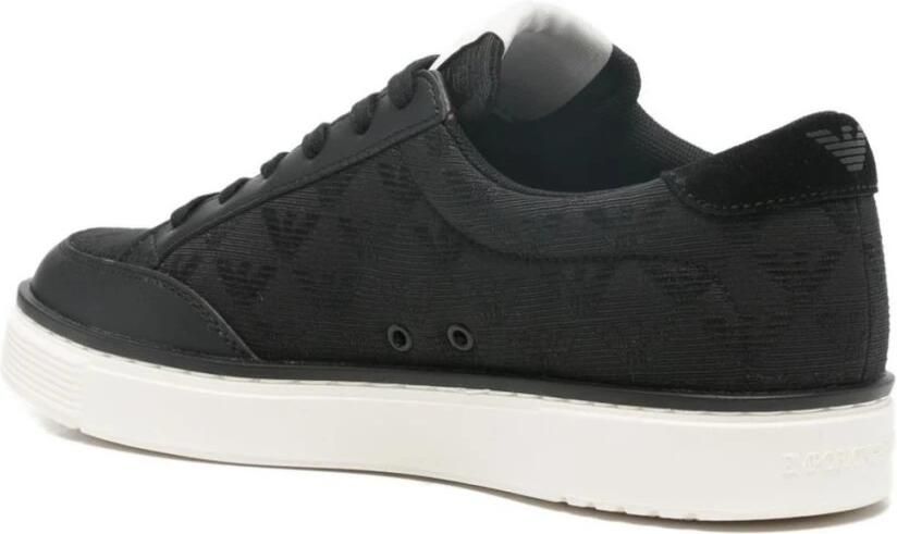 Emporio Ar i Jacquard Sneakers met een All-over Eagle - Foto 2