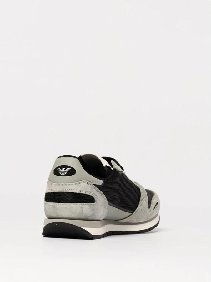 Emporio Armani Sneakers met logo Gray Heren