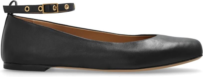 Emporio Armani Leren balletflats
