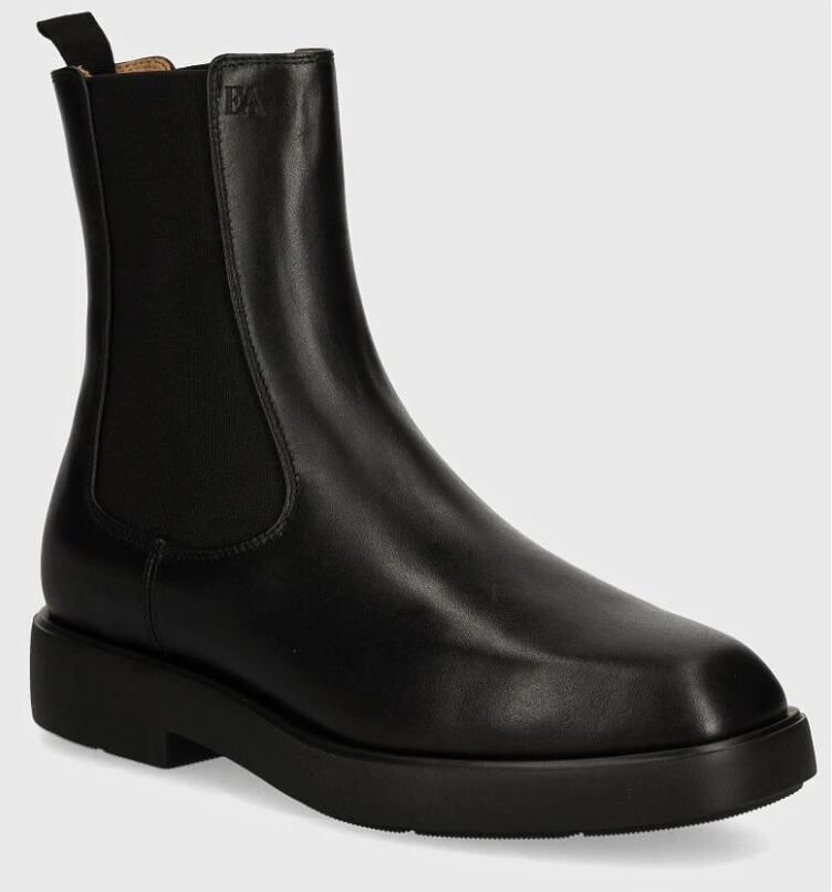 Emporio Armani Leren Chelsea Boot - Foto 2