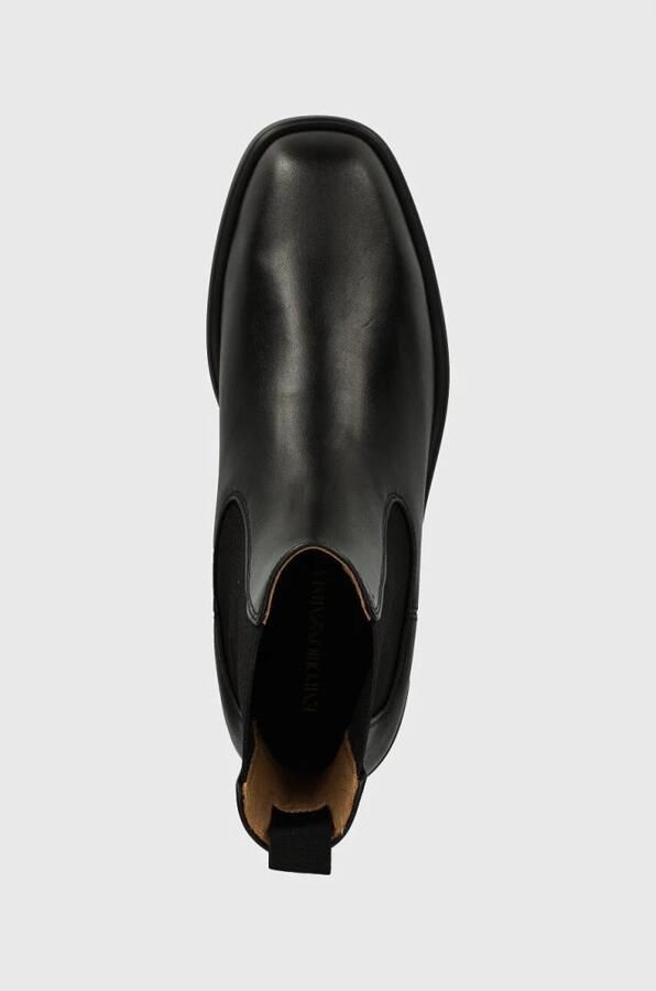 Emporio Armani Leren Chelsea Boot - Foto 4