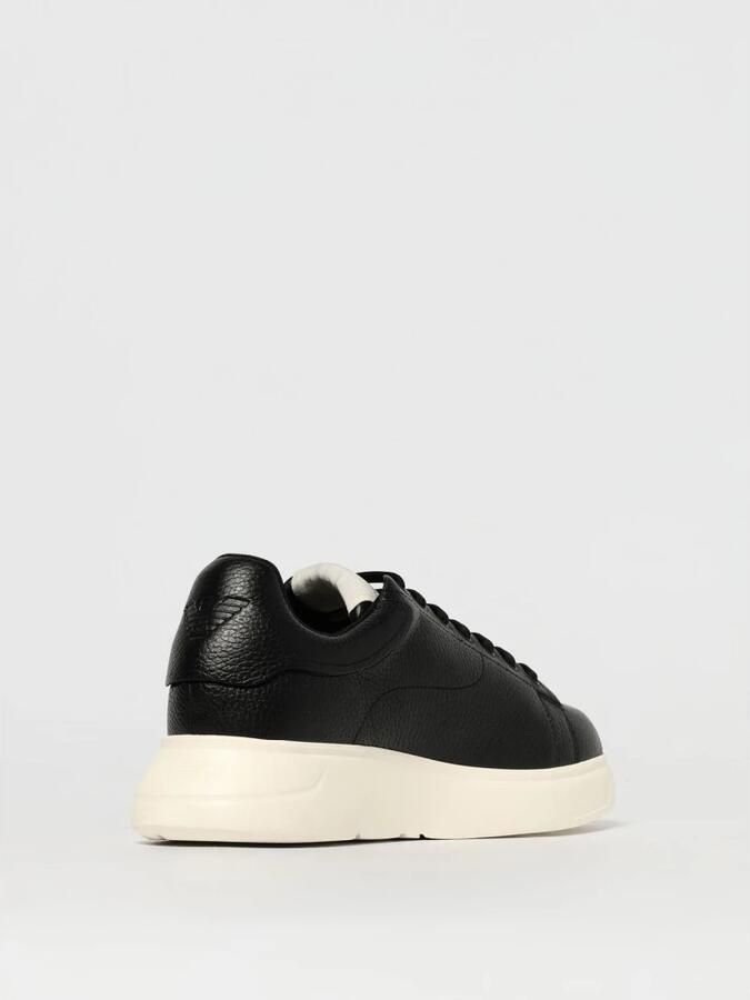 Emporio Ar i Leren Lage Sneakers