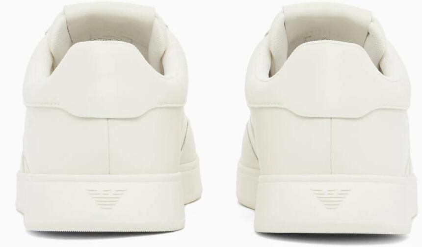 Emporio Ar i Leren sneakers met adelaarsplaat - Foto 2