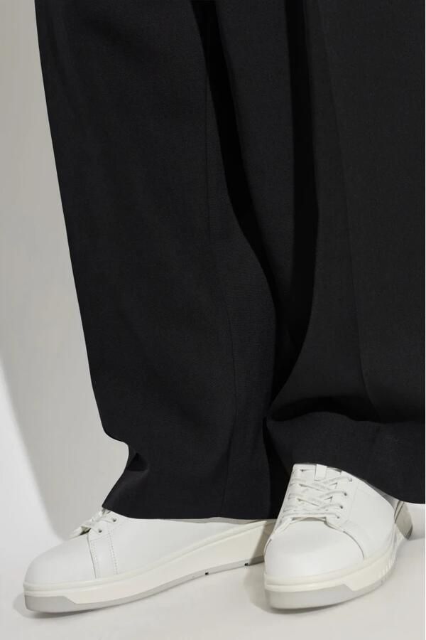 Emporio Armani Leren Sneakers met Eagle Logo - Foto 2