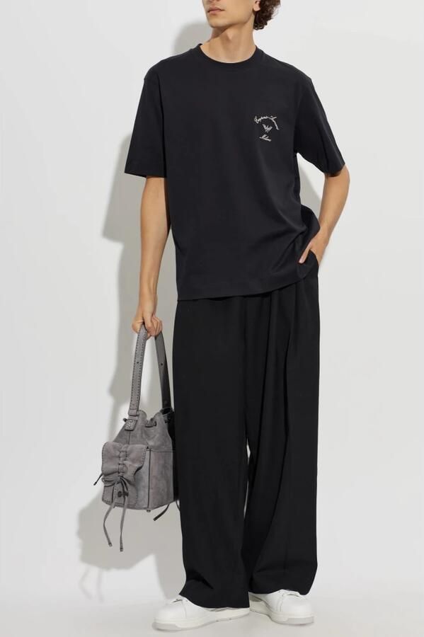 Emporio Armani Leren Sneakers met Eagle Logo - Foto 3
