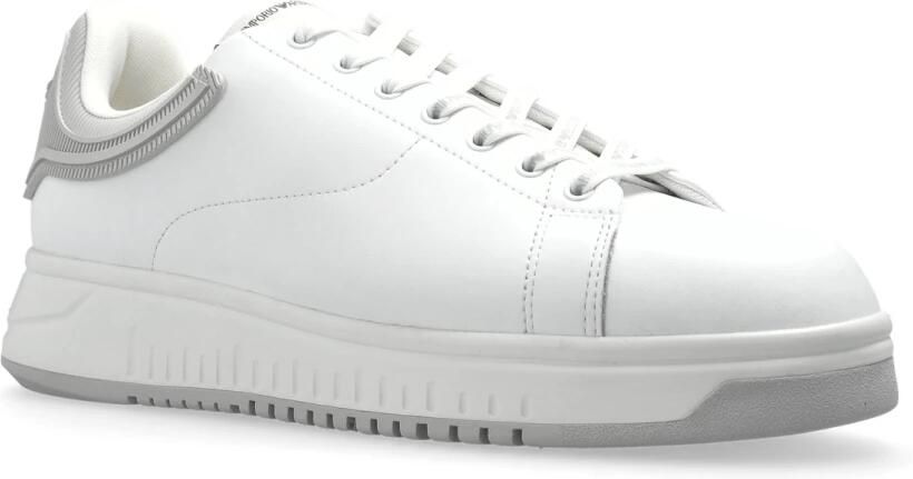 Emporio Armani Leren Sneakers met Eagle Logo - Foto 5