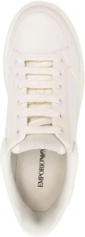 Emporio Armani Off White Sneakers Vetersluiting White Heren - Foto 7
