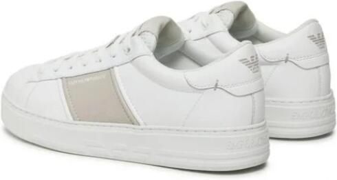 Emporio Armani Wit Zilver Sneaker Mesh White Heren - Foto 4