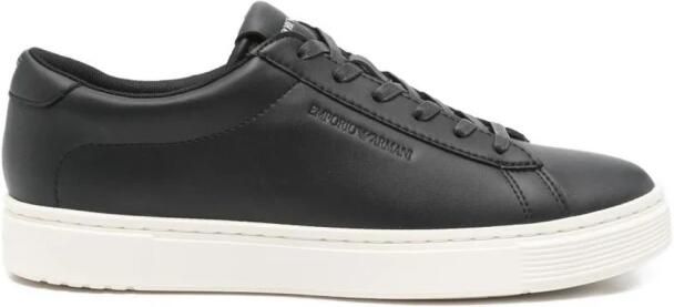 Emporio Ar i Low-Top Leren Sneakers