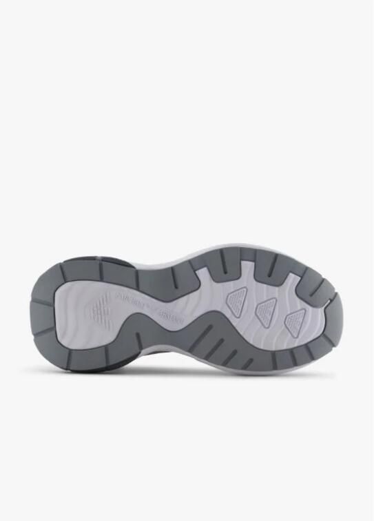 Emporio Ar i Mesh Sneakers met Gelamineerde Details en Kenmerkend Logo - Foto 2