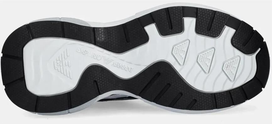 Emporio Armani Mesh Sneakers met Gelamineerde Details en Kenmerkend Logo - Foto 2