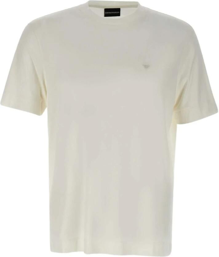 Emporio Ar i Modal Jersey T-Shirt met Micro Adelaar Borduursel - Foto 2