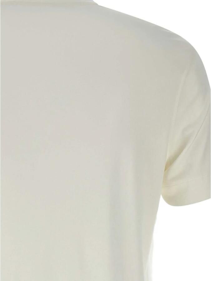Emporio Ar i Modal Jersey T-Shirt met Micro Adelaar Borduursel