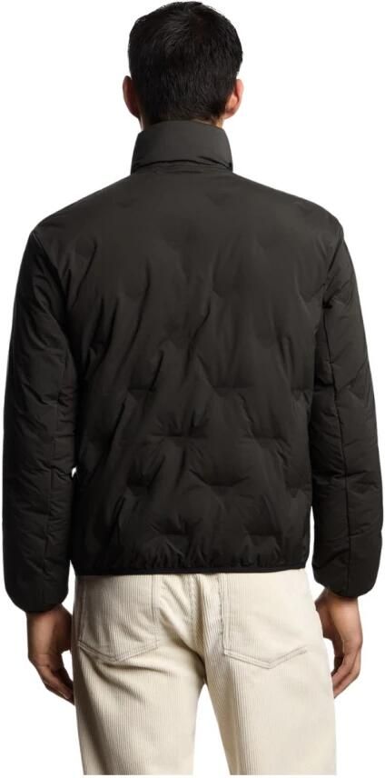 Emporio Ar i Nylon donsjack met volledige ritssluiting en ingelegde micro-adelaars overal - Foto 2