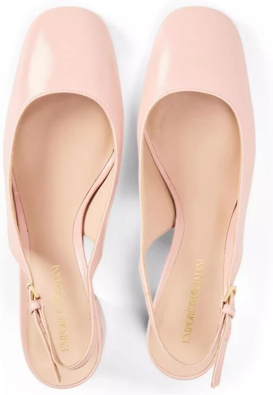 Emporio Armani Patent Leder Slingback Pumps - Foto 4
