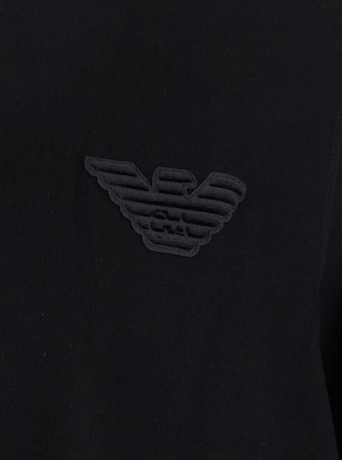 Emporio Ar i Piqué Jersey T-Shirt met Adelaar Patch - Foto 2